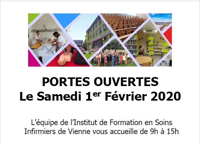 illustration Journée portes ouvertes de l’IFSI du CH de Vienne le 01 février 2020