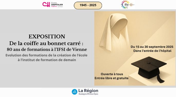 illustration 80 ans de l’IFSI – Exposition du 15 au 30 septembre