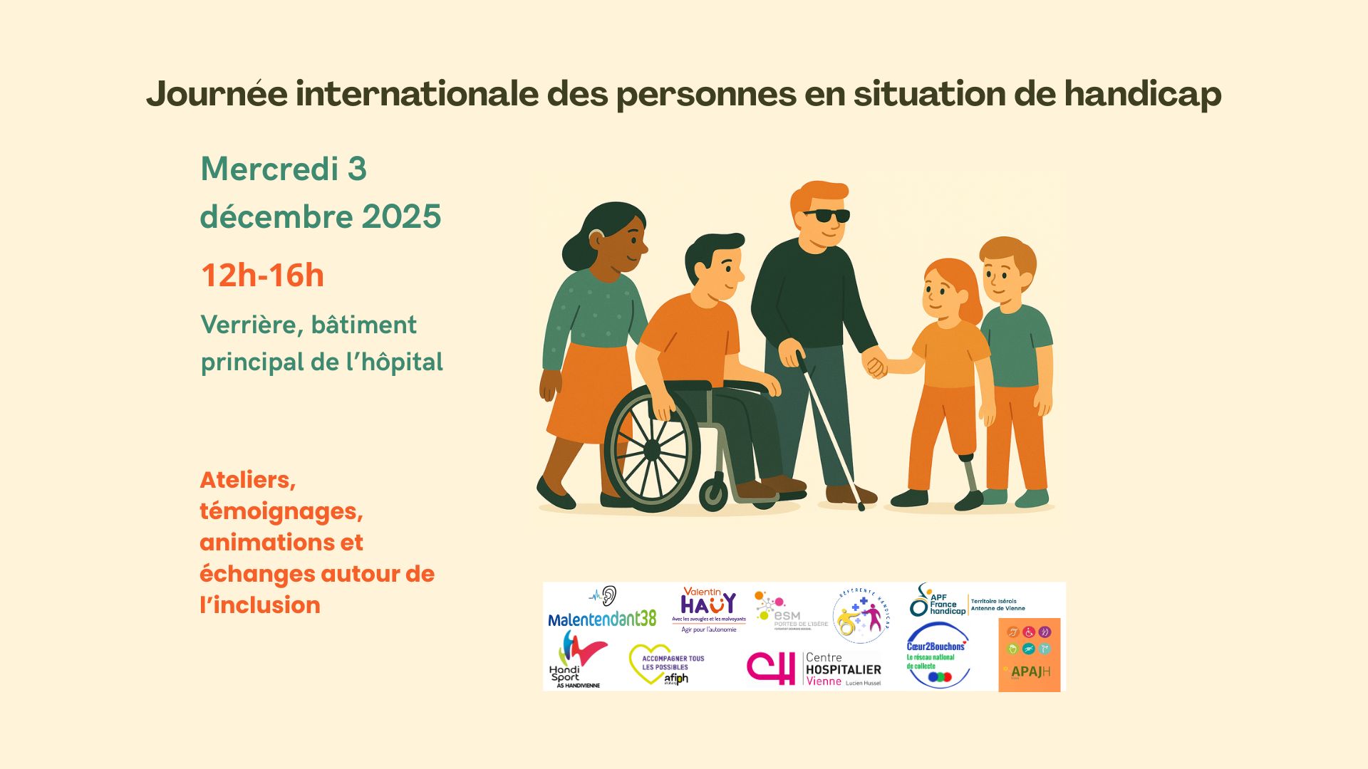 illustration Journée internationale des personnes en situation de handicap (JIPSH)