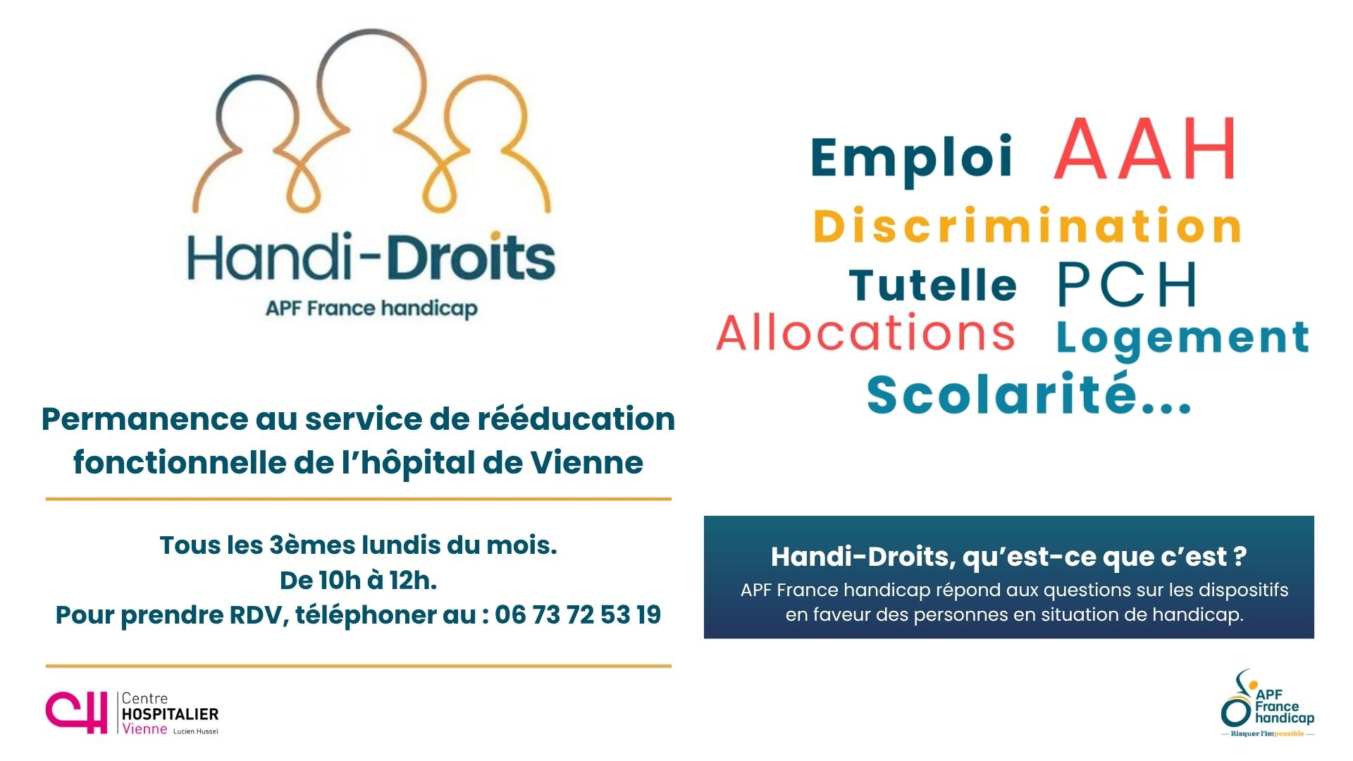 illustration Permanences Handi droits sur le CH de Vienne